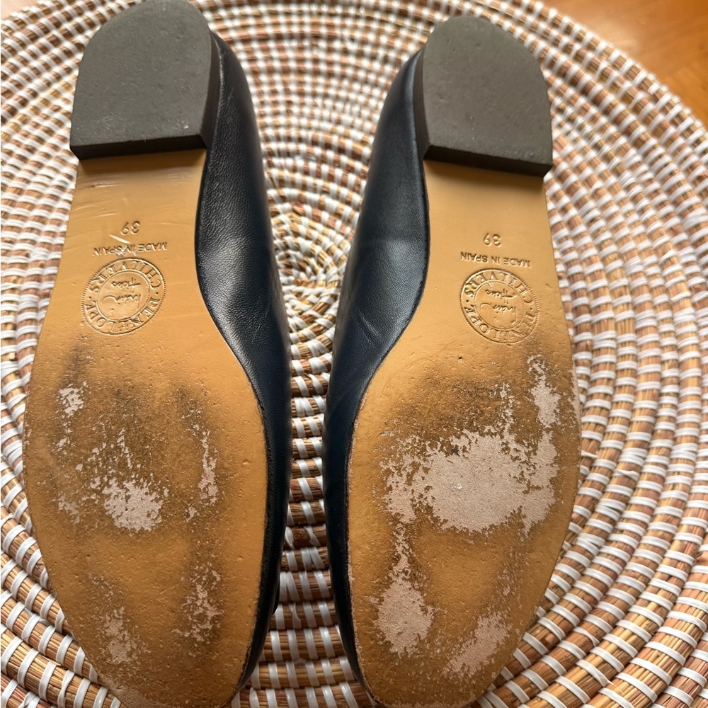 Penelope Chilvers Palladio Ballet Flats – Navy Leather (Size 39) - Picture 3 of 4